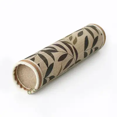 40cm Damyang Bamboo Cervical Pillow Round | Breathable Turtle Neck Straight Neck