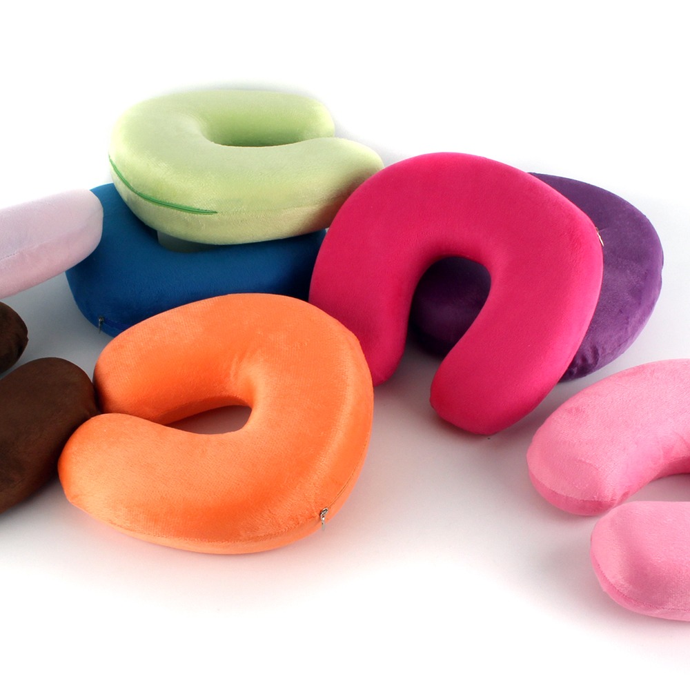 Memory Foam Neck Pillow | Airplane Neck Pillow Car Head Cushion
