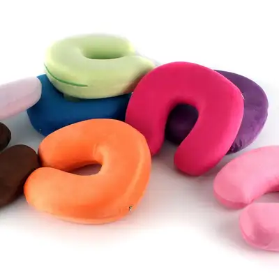 Memory Foam Neck Pillow | Airplane Neck Pillow Car Head Cushion