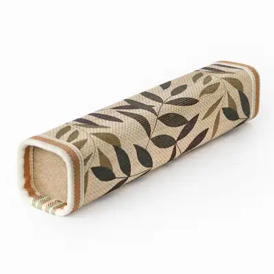 40cm Domestic Bamboo Cervical Pillow Square (Cool Summer Health Pillow Ventilated Turtle Neck Text Neck Cervical Support Cool Pillow)