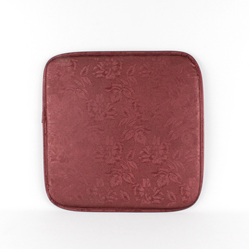 Double-Sided Floral Faux Leather Seat Cushion (All-Season Commercial Restaurant Seat Cushion Church Prayer Cushion Academy Chair Cushion)