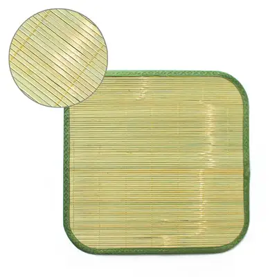 Qingdai Bamboo Seat Cushion (Cool Summer Large Bamboo Mat Office Guest Room Cushion Car Taxi Truck Forklift Cool Mat)