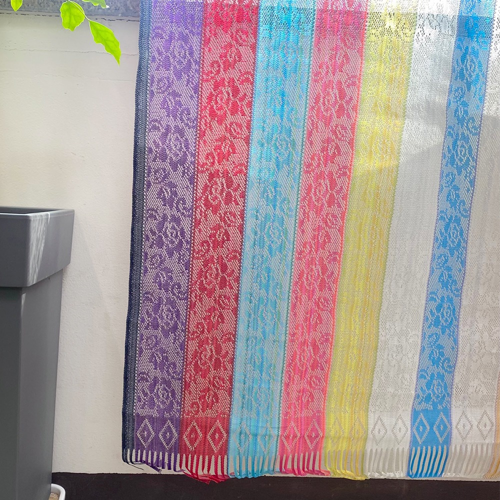 Rainbow Jacquard Long Door Draft Stopper | Entrance Door Windbreak | Commercial Window Stopper | Fabric Draft Stopper | Vintage Retro Interior Decor