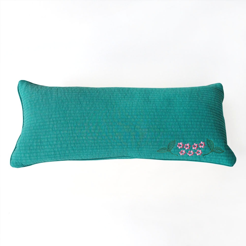 Teal Domestic Natural Buckwheat Square Pillow S Health Pillow Filial Piety Gift