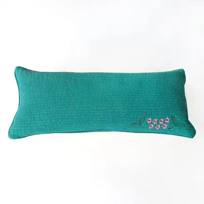 Teal Domestic Natural Buckwheat Square Pillow S Health Pillow Filial Piety Gift