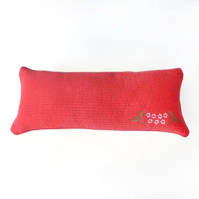 Red Domestic Natural Buckwheat Square Pillow S Health Pillow Filial Piety Gift