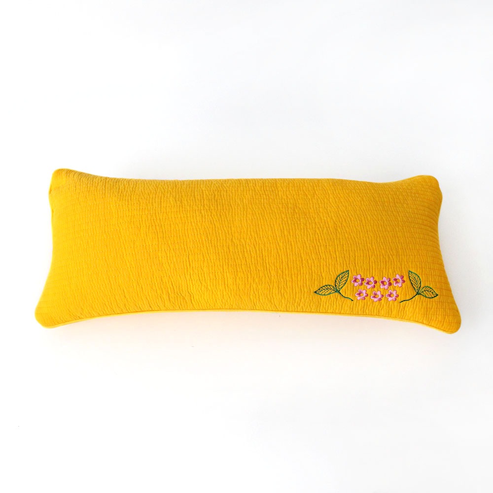 Yellow Domestic Natural Buckwheat Square Pillow S Health Pillow Filial Gift