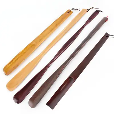 Natural Wood Shoe Horn | Wooden Shoehorn for Sneakers and Dress Shoes