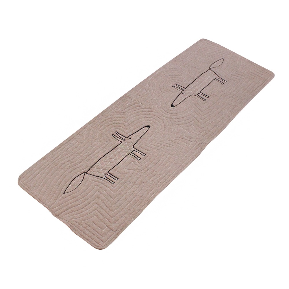 Cocoa Quilt Sink Floor Mat - Fox | Bedroom Kitchen Rug