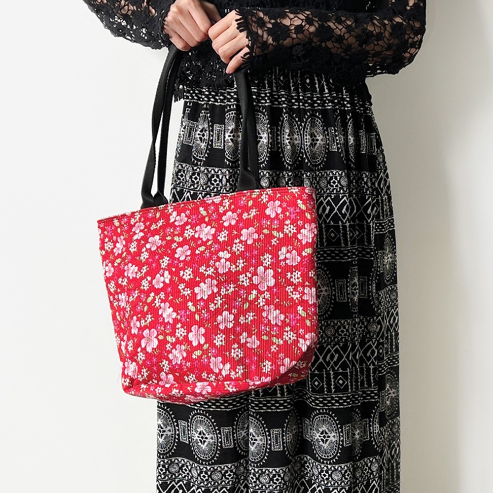 Quilted Handle Shoulder Bag 2324 | Lightweight Tote Bag