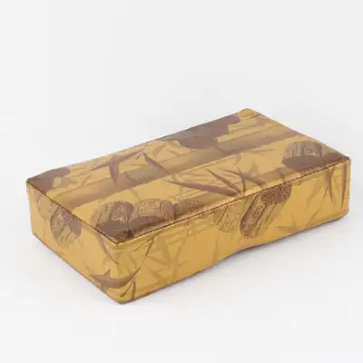 Domestic Jjimjilbang Pattern Pillow | Leather Rest Area Sauna Camping