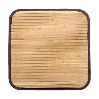 17mm Cushioned Bamboo Seat Pad | Cool Summer Car Office Chair