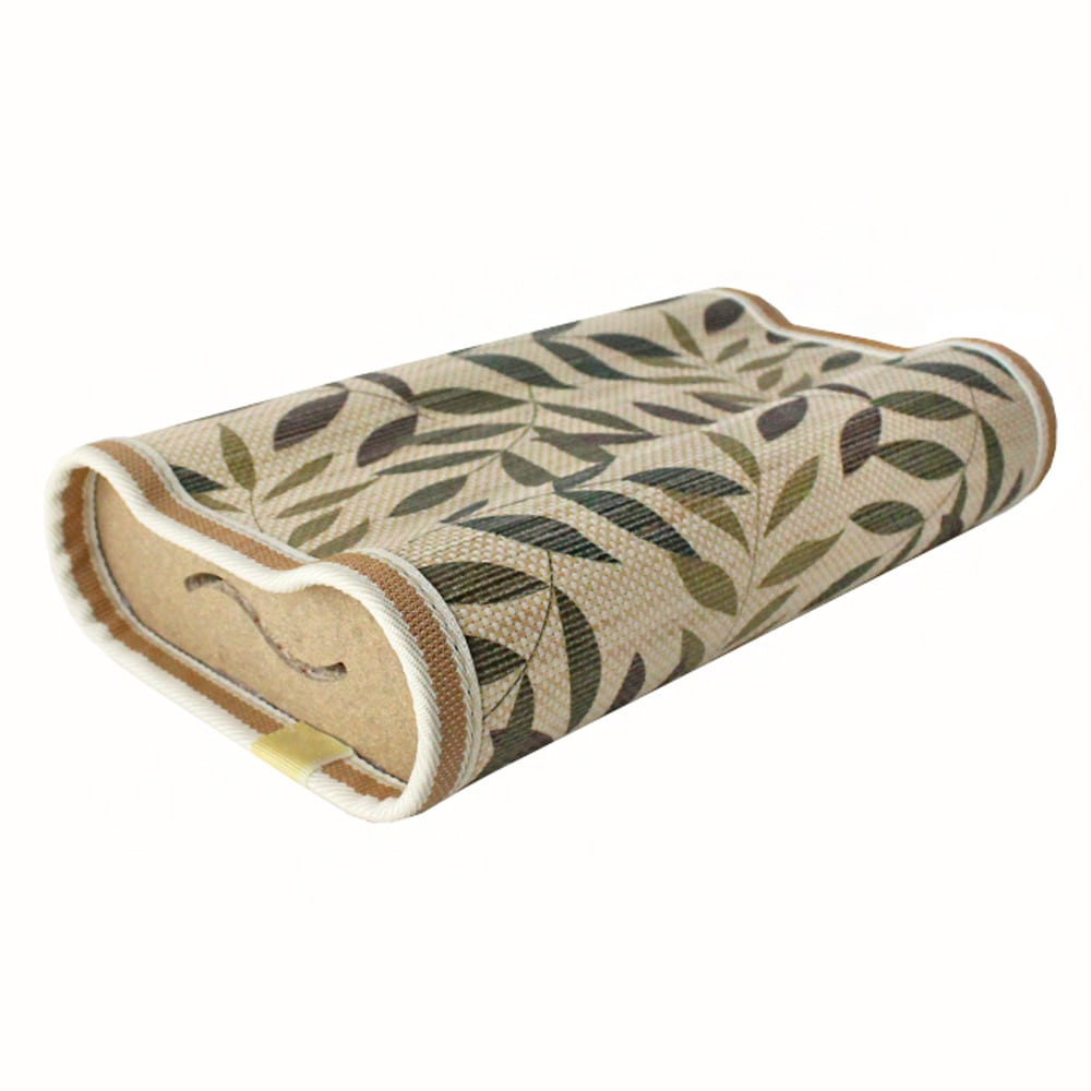S Leaf Peanut Bamboo Pillow | Wave Summer Camping Pillow