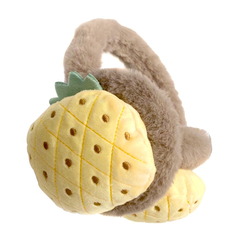 Small Pineapple Ear Warmer | Winter Plush Ear Cover