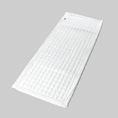 3-Tier White Snowflake Microfiber Sofa Mat | Pad Floor Mat Rug for 3 People