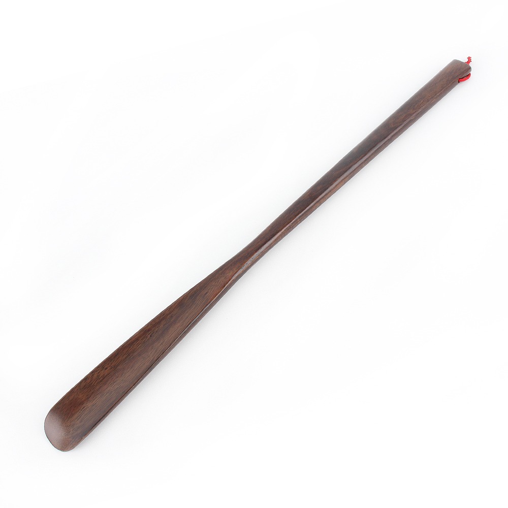 70cm Ebony Wood Long Shoe Horn | Wooden Extended Shoe Horn Spatula Sneaker