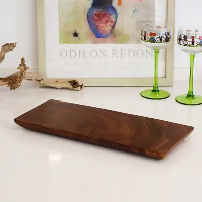アカシア ウッドプレーティングプレート 33cm