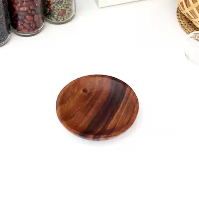 アカシアウッド円形プレート 10cm