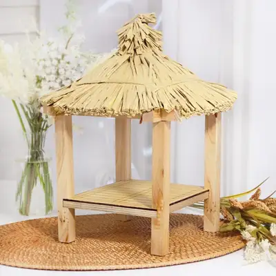 模型 円形藁葺き小屋