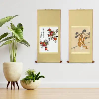 手書き壁掛け軸 / (絵画選択)