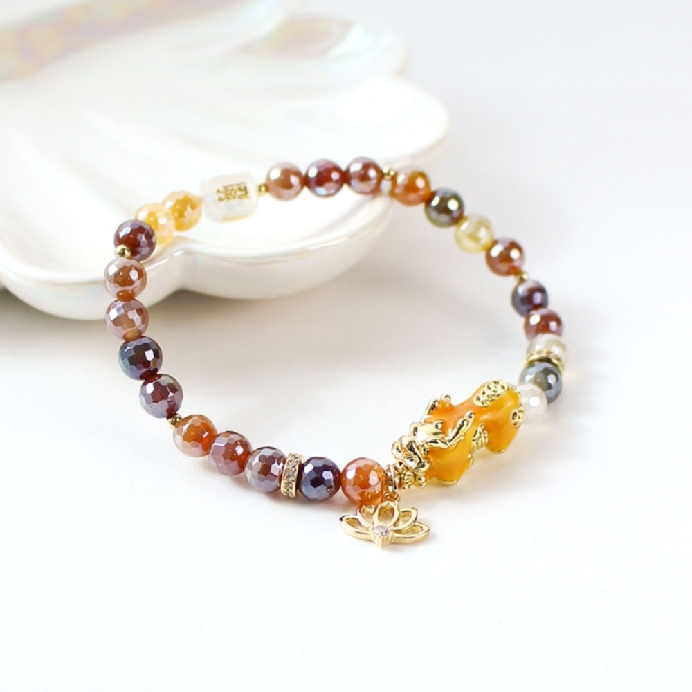 Bihyu 12 Zodiac Prayer Bead Bracelet