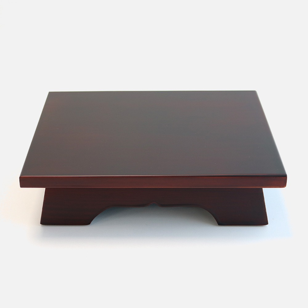 Three-Coat Lacquered Solid Wood Jigeo (Wooden Ritual Stand)