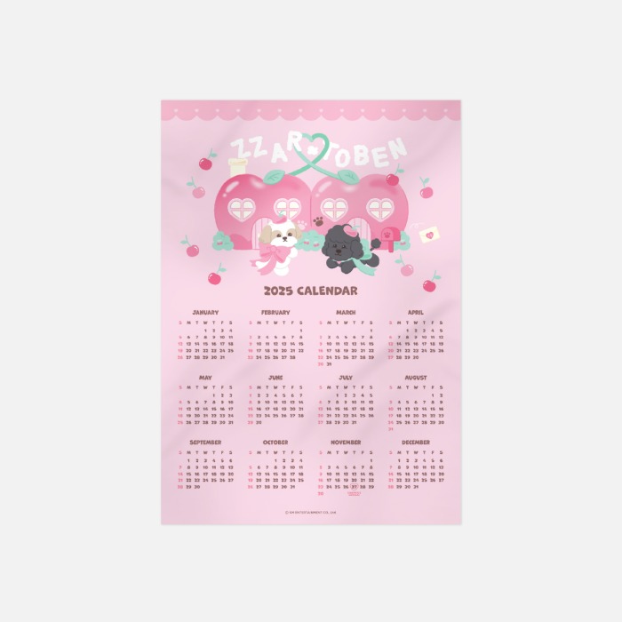 2025 CHANYEOL LIVE TOUR _City-scape Epilogue FABRIC CALENDAR