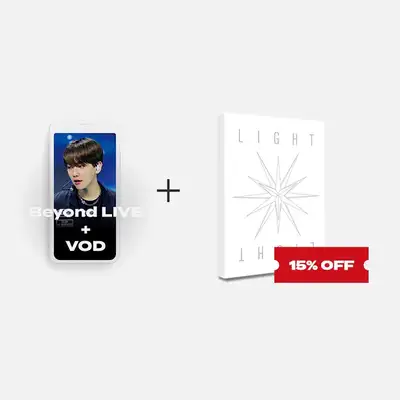 BAEKHYUN Beyond LIVE - BAEKHYUN : LIGHT + VOD TICKET + POSTCARD BOOK