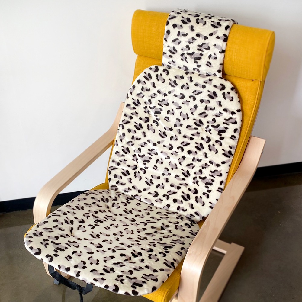 Natural Leopard Car Seat Cover | Automotive Winter Microfiber Car Seat