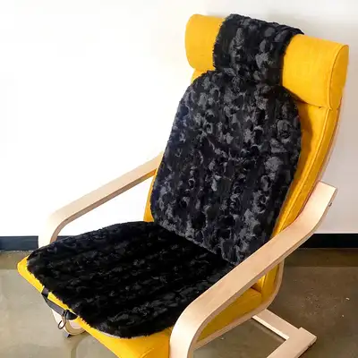 Black Mink Car Seat Cover | Automotive Winter Microfiber Car Seat Cover