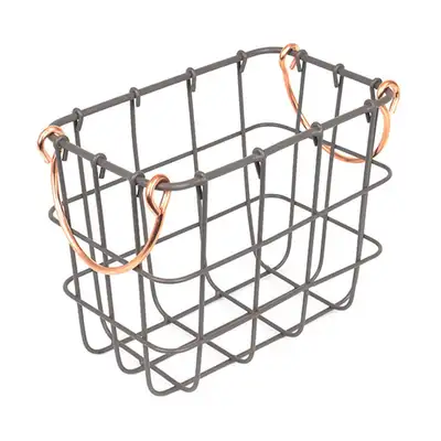 M.25x17cm Wire Basket Rectangle | Iron Egg Basket