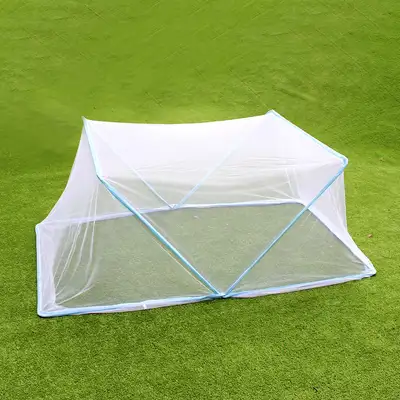 160x195cm Foldable Mosquito Net | One-Touch Joint Double Bed for 2 People