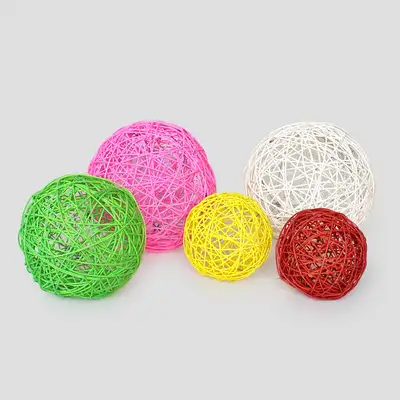 Wisteria Color Decorative Ball (Christmas Tree Ornament String Light Cover Mood Lamp Rattan Ball)