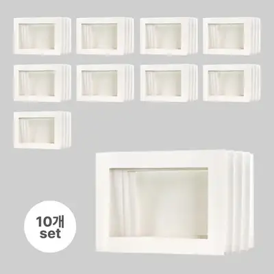 Accordion Paper 3D Frame Set of 10 (Frame Making Mom's Art Play Decorating Materials Drawing Activity DIY)