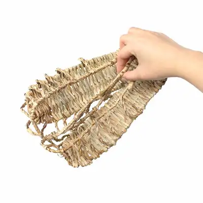 Decorative Straw Sandal (Miniature Traditional Korean Craft)