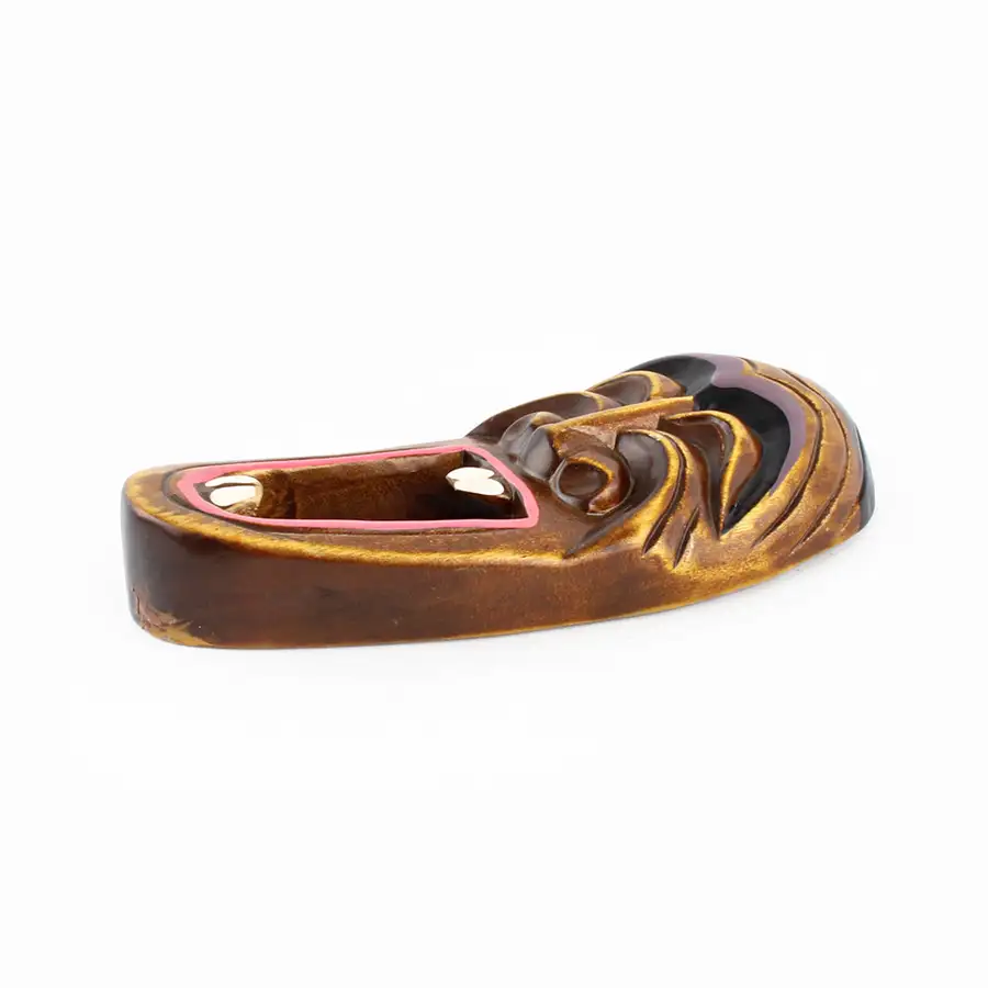 Traditional Korean Shoe Wood Carving 2P Set (Traditional Mask Interior Decor Foreign Gift Korean Souvenir Traditional Craft) — 3