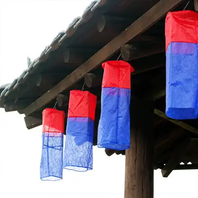 10個 S サイズ 大型 青紗提灯 | 伝統行事 祭り 結婚式 函地機 飲食店開業 酒場