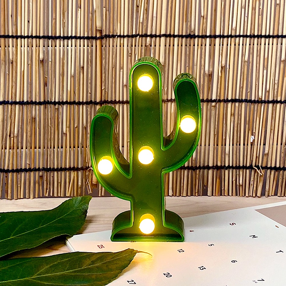 Cactus Marquee Light | LED Mini Light Ambient Camping Mood Lamp