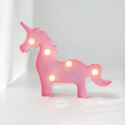 Pink Unicorn Marquee Light | LED Mini Light Camping Mood Lamp