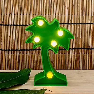 Palm Tree Marquee Light | LED Mini Lamp Ambient Camping Mood Light