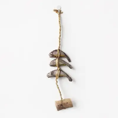 3P Jarin Gobi Gulbi Mobile | Traditional Interior Decor Fish Figurine Hanging Lunar New Year Gift
