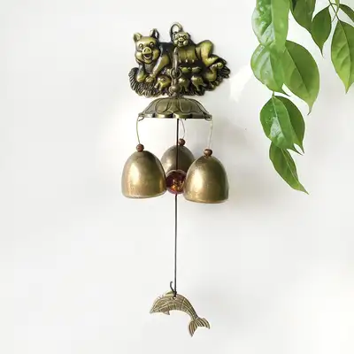 Antique Pig Door Bell | Entrance Door Chime Housewarming Gift