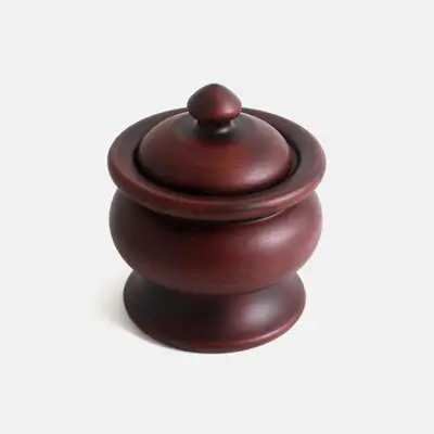 N 三回漆塗り 木製香炉