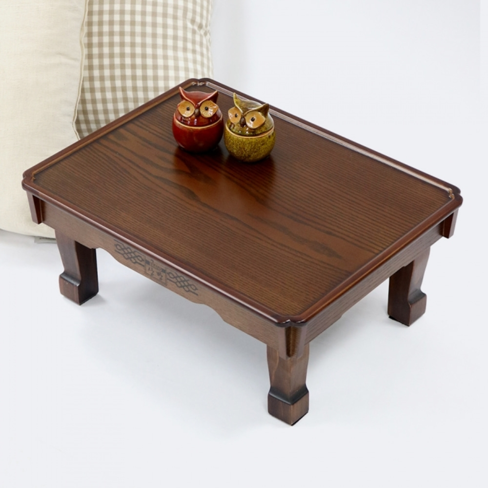Floral Square Antique Traditional Tea Table 51cm
