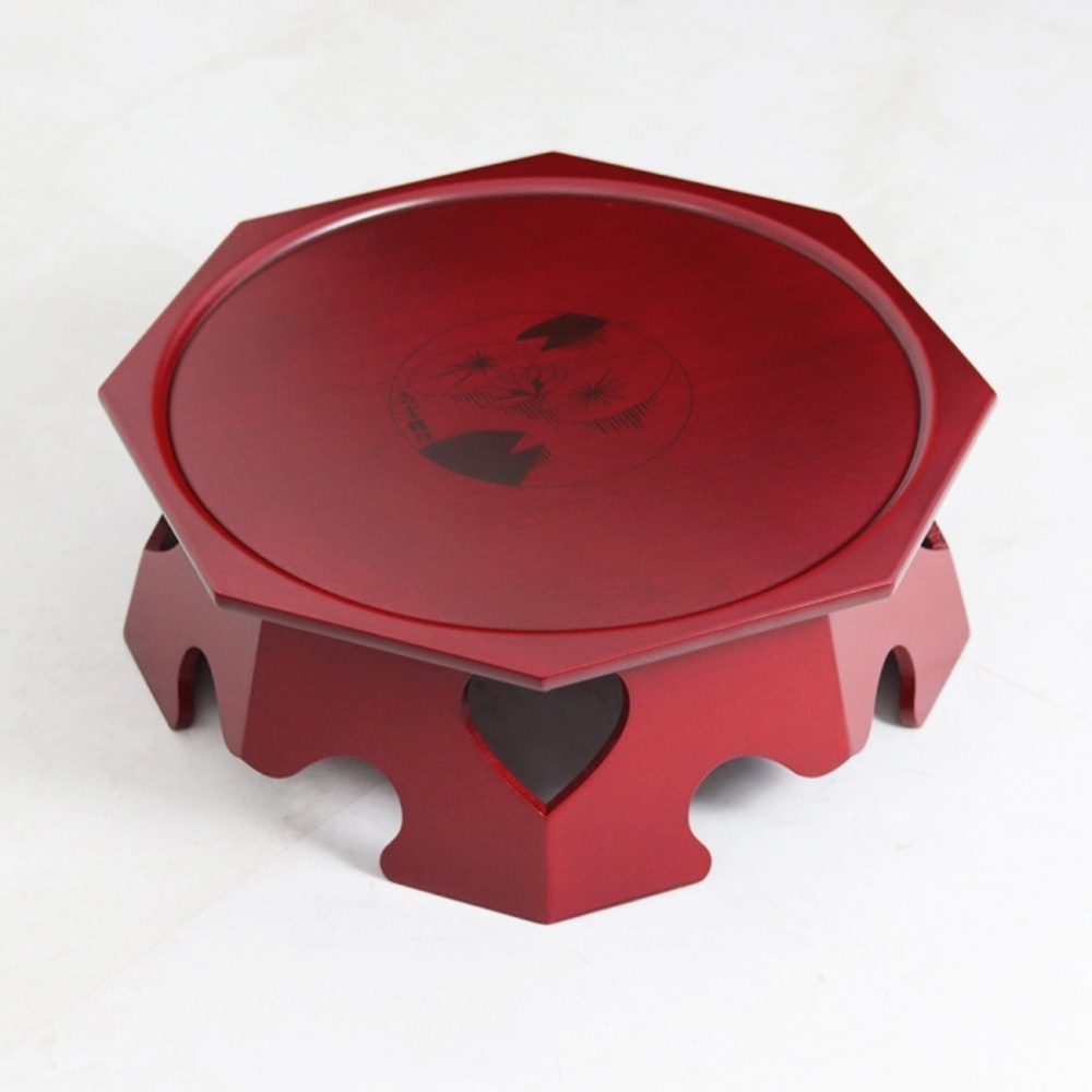Regular Octagonal Jeweled Folding Tea Table 45cm