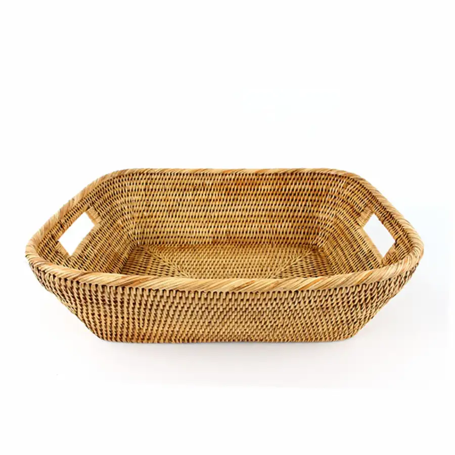 Rattan Basket Family Oval | Premium Fruit Bread Basket Rattan Interior Decoration — 1