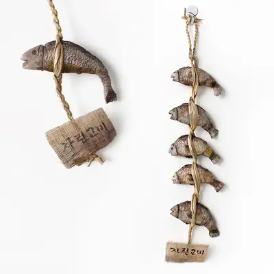 5-Piece Gulbi Mobile Set | Traditional Interior Decor Fish Figurine Ornament for 60th Birthday, Birthday, Holiday, and New Year Gift
