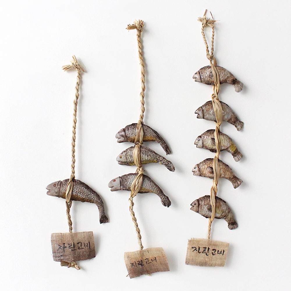 Gulbi Fish Mobile - Traditional Korean Fish Dried Pollock Ornament Birthday Holiday New Year Gift Home Decor