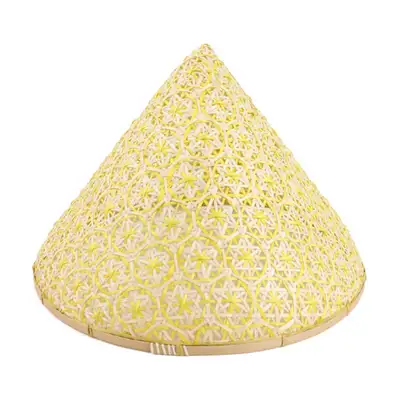 Yellow Snow Flower Vietnamese Hat | Lamp Shade Interior Dining Light Nón Lá
