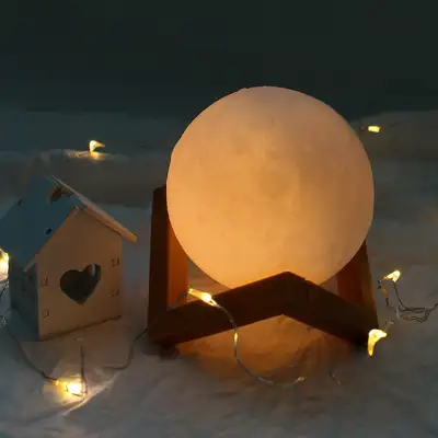 Moon Mood Light S 7cm | Mini Lighting Ambient Camping Sleep Lamp Nursing Light